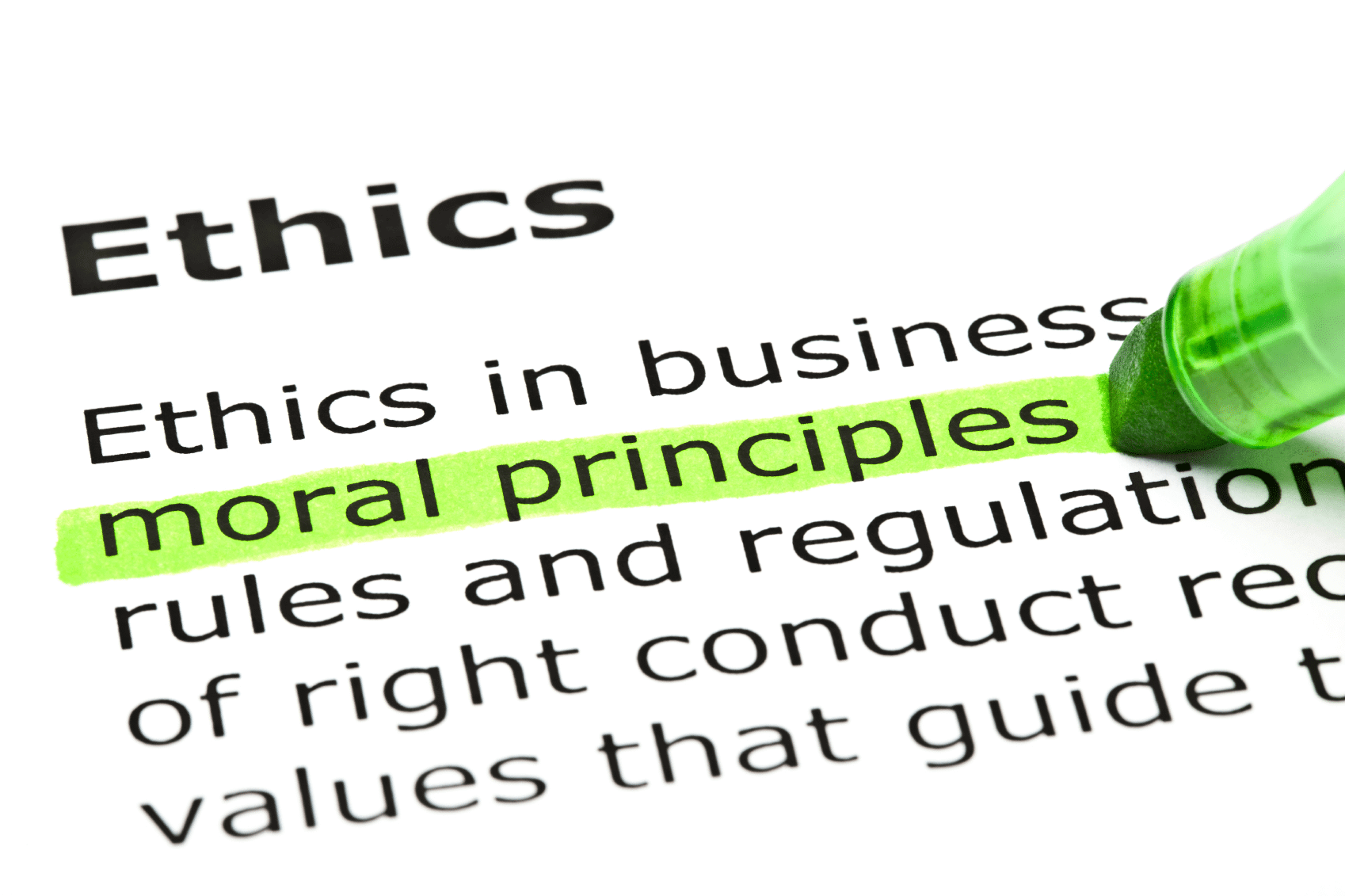 Our Code of Ethics